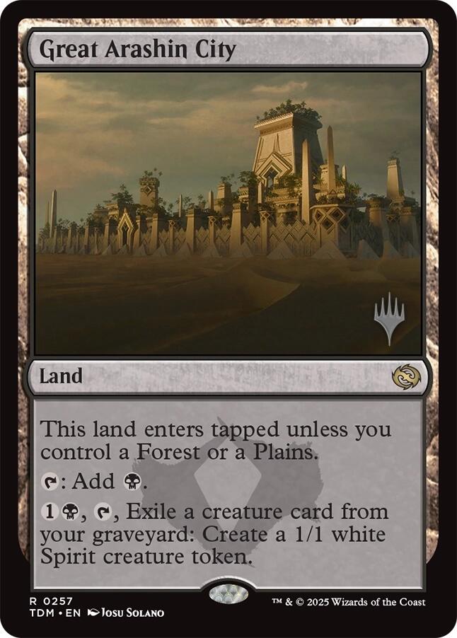 Great Arashin City [Tarkir: Dragonstorm Promos] | Gate City Games LLC