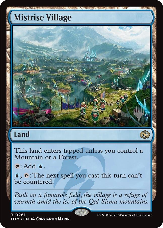 Mistrise Village [Tarkir: Dragonstorm Promos] | Gate City Games LLC