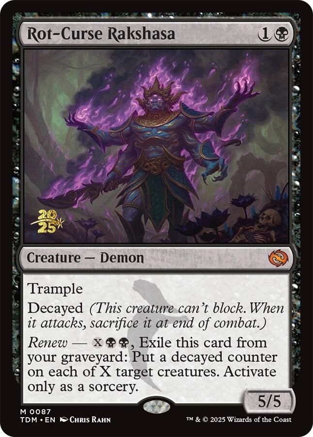 Rot-Curse Rakshasa [Tarkir: Dragonstorm Prerelease Promos] | Gate City Games LLC