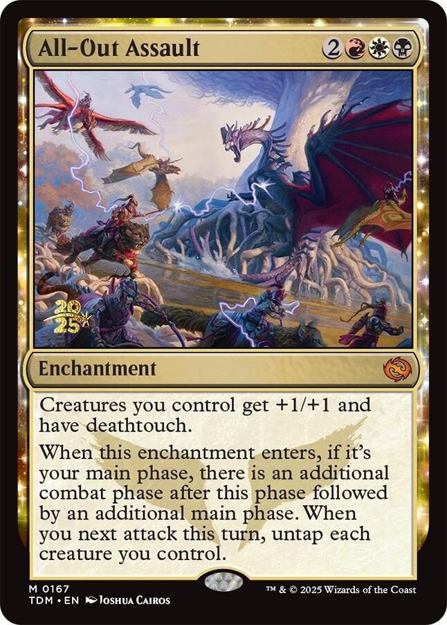 All-Out Assault [Tarkir: Dragonstorm Prerelease Promos] | Gate City Games LLC