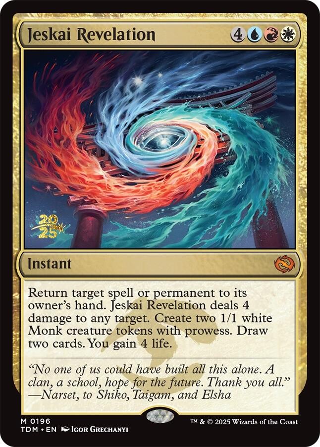 Jeskai Revelation [Tarkir: Dragonstorm Prerelease Promos] | Gate City Games LLC