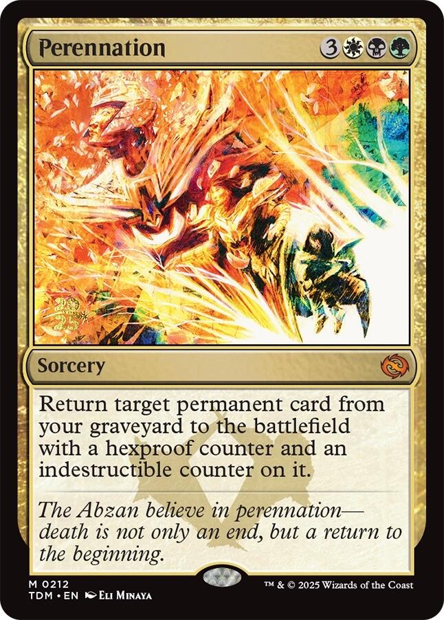 Perennation [Tarkir: Dragonstorm Prerelease Promos] | Gate City Games LLC
