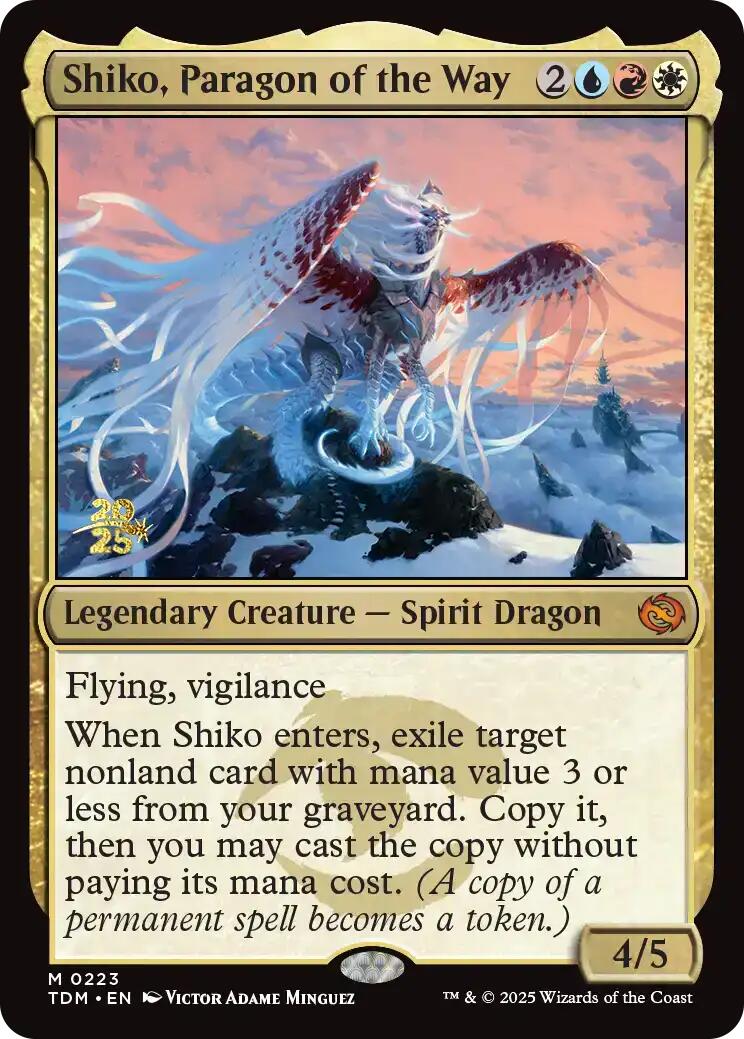 Shiko, Paragon of the Way [Tarkir: Dragonstorm Prerelease Promos] | Gate City Games LLC