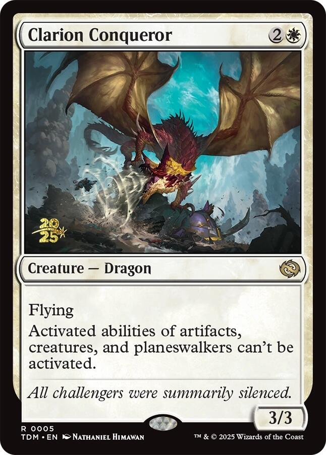 Clarion Conqueror [Tarkir: Dragonstorm Prerelease Promos] | Gate City Games LLC