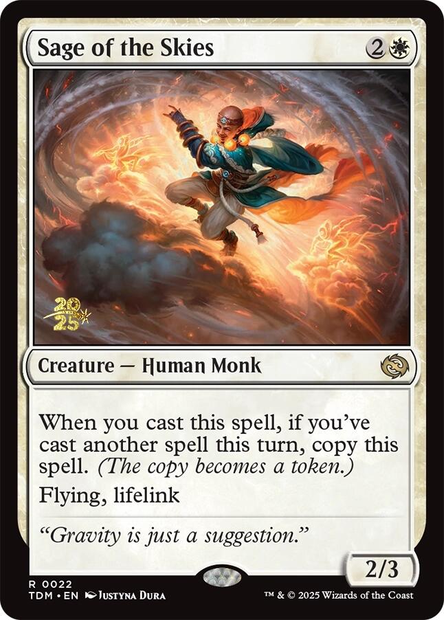 Sage of the Skies [Tarkir: Dragonstorm Prerelease Promos] | Gate City Games LLC