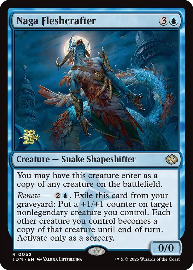 Naga Fleshcrafter [Tarkir: Dragonstorm Prerelease Promos] | Gate City Games LLC