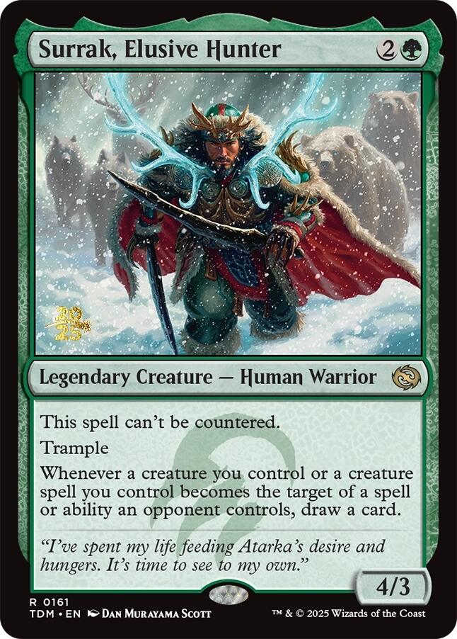 Surrak, Elusive Hunter [Tarkir: Dragonstorm Prerelease Promos] | Gate City Games LLC