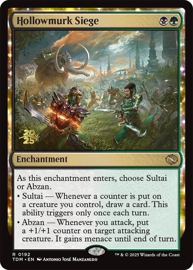 Hollowmurk Siege [Tarkir: Dragonstorm Prerelease Promos] | Gate City Games LLC