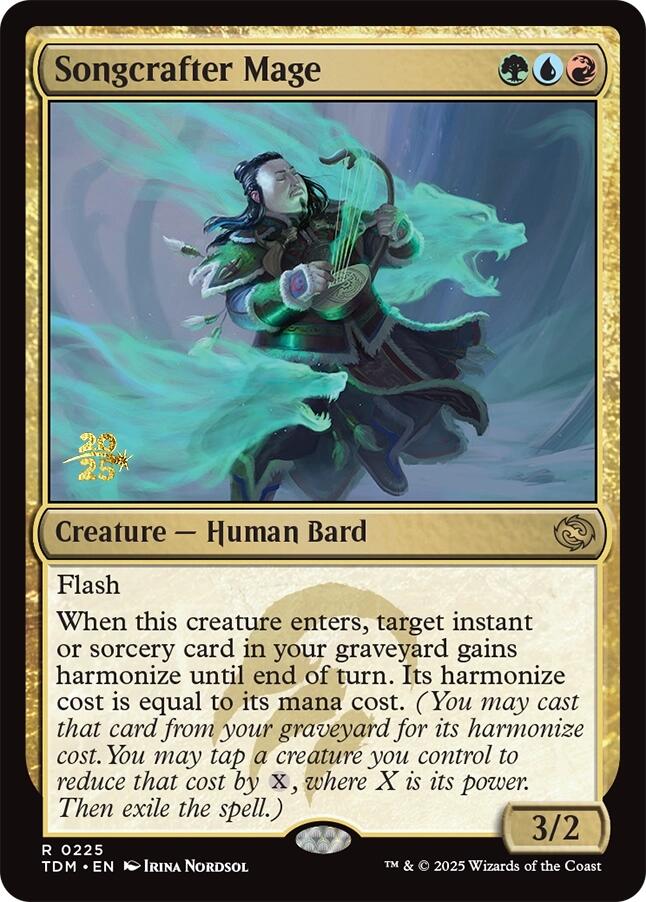 Songcrafter Mage [Tarkir: Dragonstorm Prerelease Promos] | Gate City Games LLC