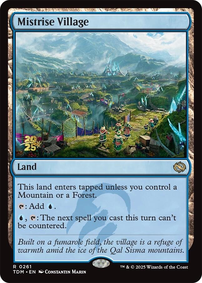 Mistrise Village [Tarkir: Dragonstorm Prerelease Promos] | Gate City Games LLC