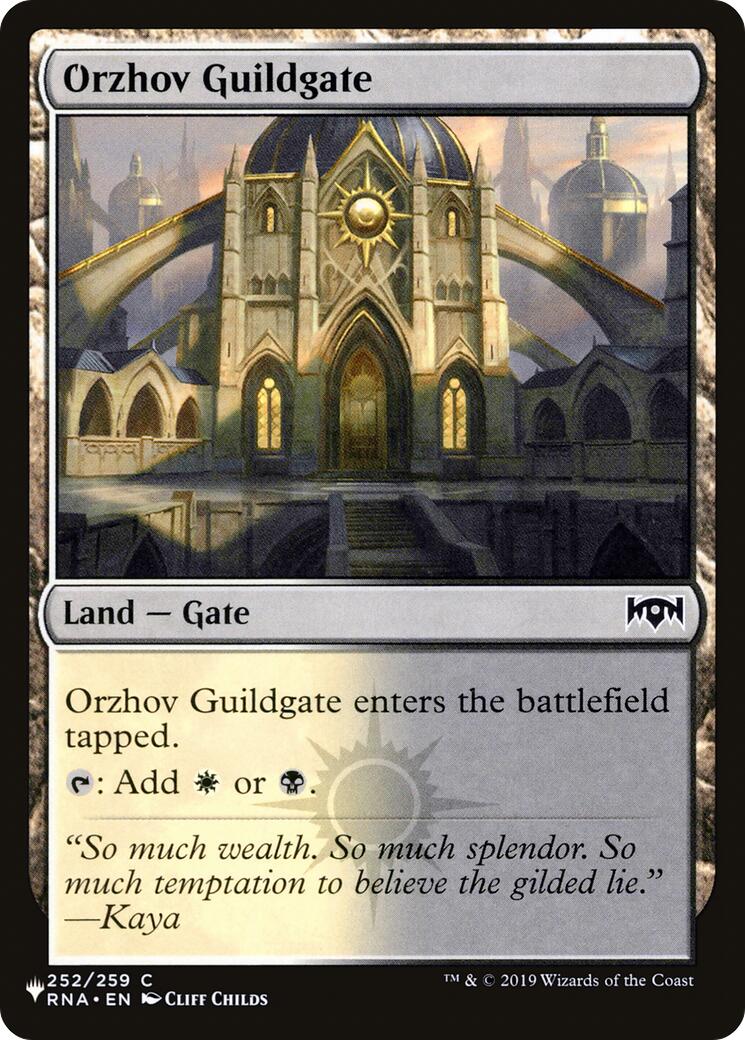 Orzhov Guildgate [The List] | Gate City Games LLC