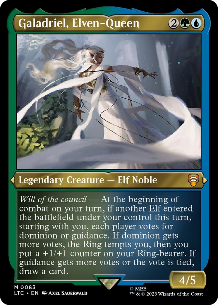 Galadriel, Elven-Queen (Display Commander) [The Lord of the Rings: Tales of Middle-Earth Commander] | Gate City Games LLC