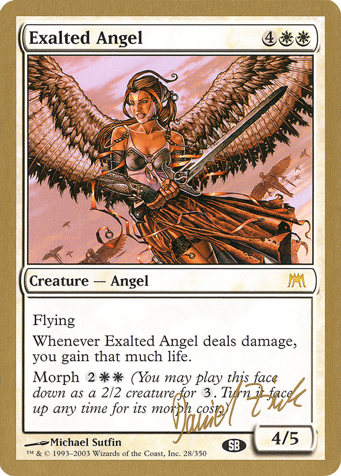 Exalted Angel (Daniel Zink) (SB) [World Championship Decks 2003] | Gate City Games LLC