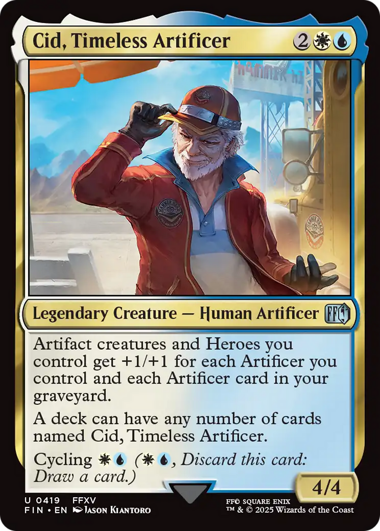 Cid, Timeless Artificer (0419) [FINAL FANTASY] | Gate City Games LLC