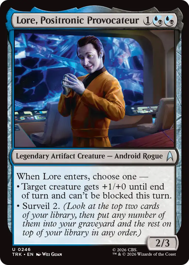 Lore, Positronic Provocateur [Star Trek] | Gate City Games LLC