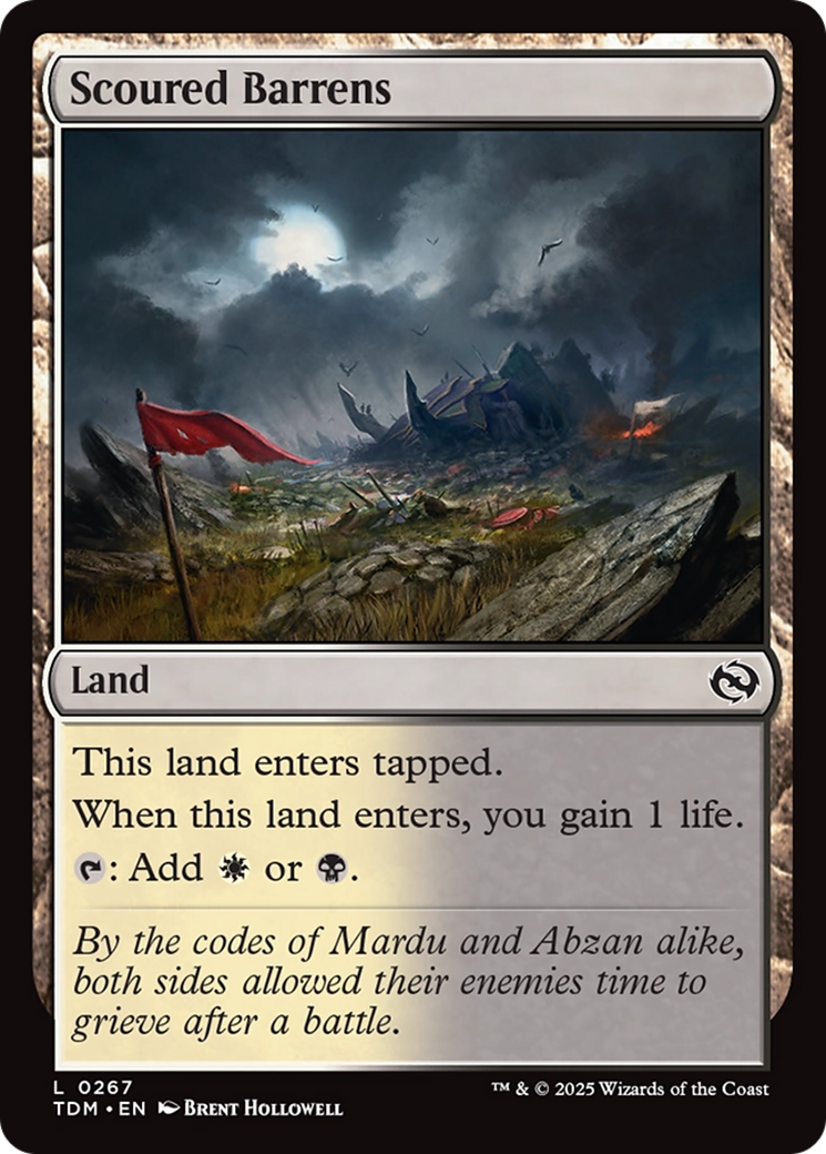 Scoured Barrens [Tarkir: Dragonstorm] | Gate City Games LLC