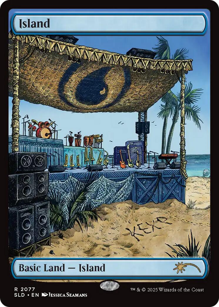 Island (2077) [Secret Lair Drop Series] | Gate City Games LLC