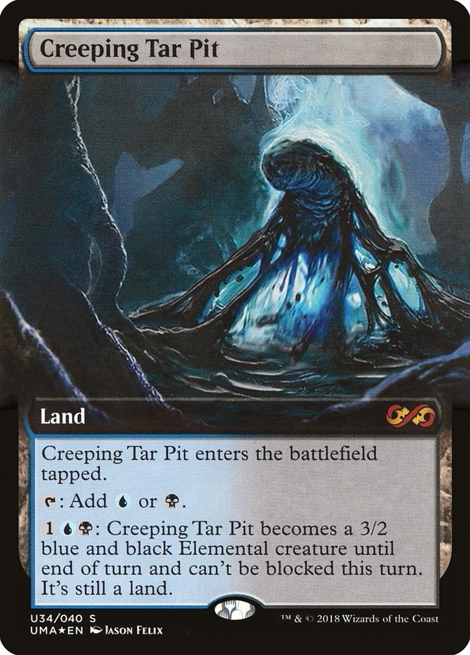 Creeping Tar Pit (Topper) [Ultimate Masters Box Topper] | Gate City Games LLC