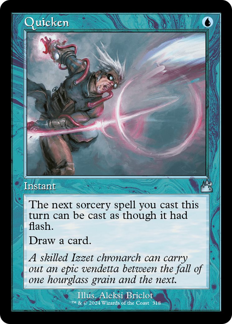 Quicken (Retro Frame) [Ravnica Remastered] | Gate City Games LLC