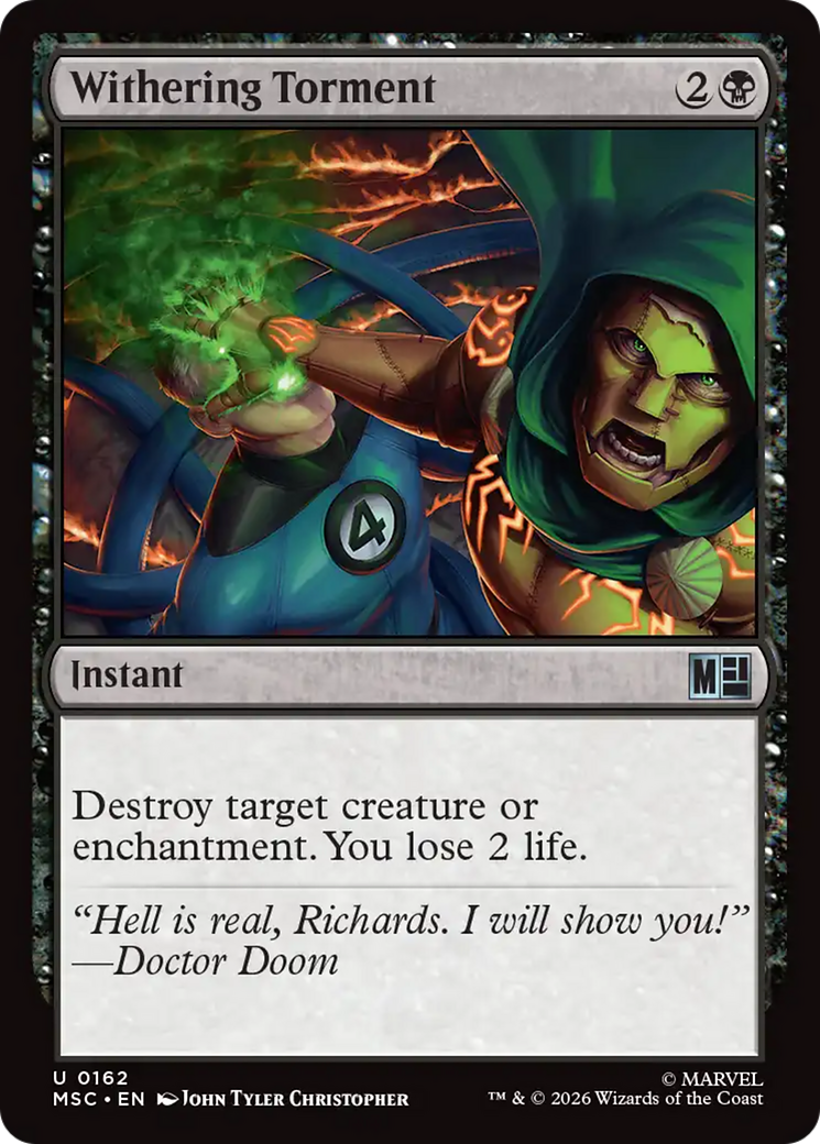 Withering Torment (Surge Foil) [Marvel Super Heroes Commander] | Gate City Games LLC