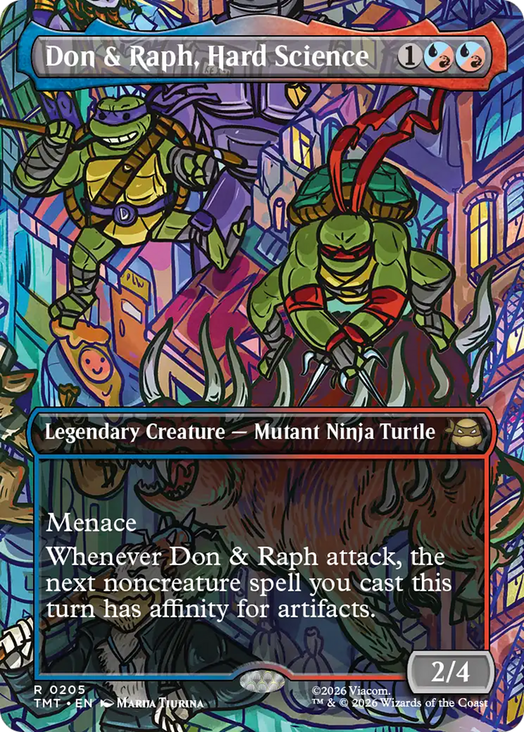 Don & Raph, Hard Science (Borderless) [Teenage Mutant Ninja Turtles] | Gate City Games LLC