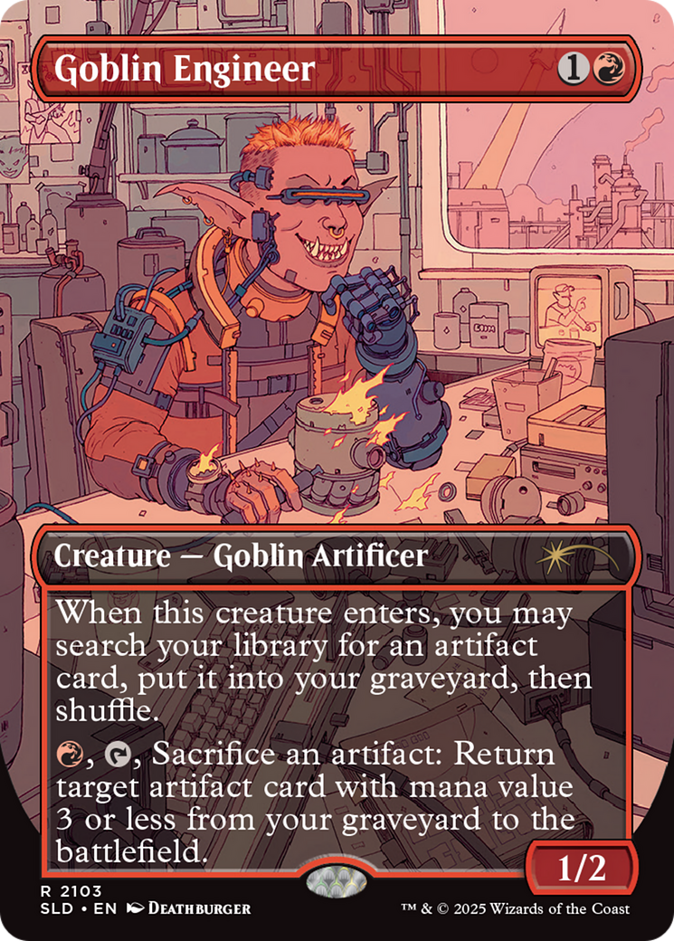 Goblin Engineer (Galaxy Foil) [Secret Lair Drop Series] | Gate City Games LLC