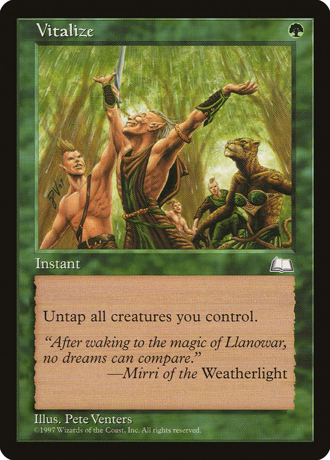 Vitalize [Weatherlight] | Gate City Games LLC