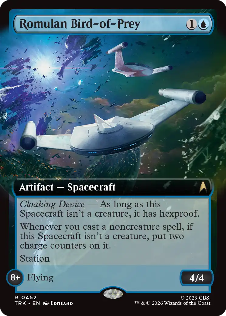 Romulan Bird-of-Prey (Extended Art) [Star Trek] | Gate City Games LLC
