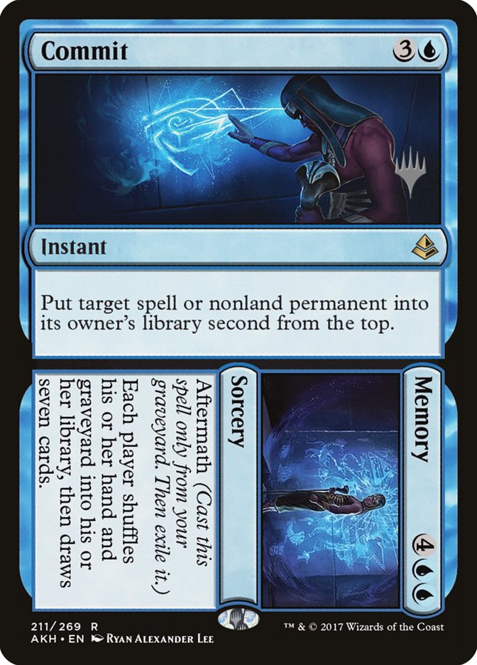 Commit // Memory (Promo Pack) [Amonkhet Promos] | Gate City Games LLC