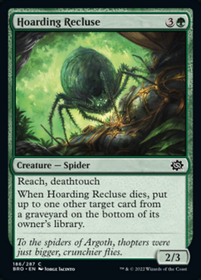 Hoarding Recluse [The Brothers' War] | Gate City Games LLC