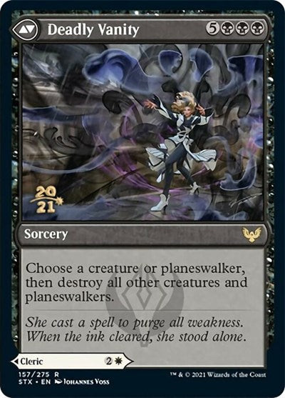 Selfless Glyphweaver // Deadly Vanity [Strixhaven: School of Mages Prerelease Promos] | Gate City Games LLC