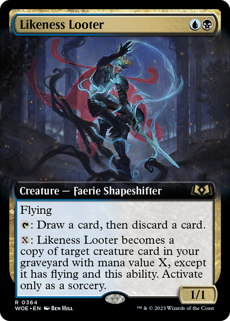 Likeness Looter (Extended Art) [Wilds of Eldraine] | Gate City Games LLC