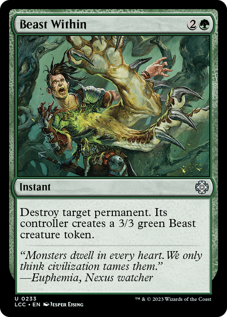 Beast Within [The Lost Caverns of Ixalan Commander] | Gate City Games LLC