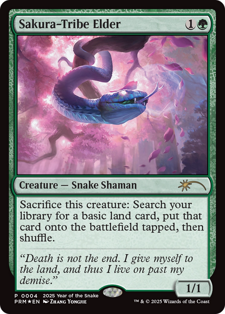 Sakura-Tribe Elder (Year of the Snake 2025) [Standard Showdown Promos] | Gate City Games LLC