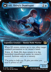 Jill, Shiva's Dominant // Shiva, Warden of Ice (Extended Art) [FINAL FANTASY] | Gate City Games LLC