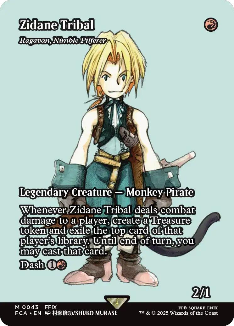 Zidane Tribal - Ragavan, Nimble Pilferer (Showcase) [FINAL FANTASY : Through the Ages] | Gate City Games LLC