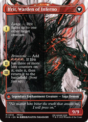 Clive, Ifrit's Dominant // Ifrit, Warden of Inferno (Borderless) (0318) [FINAL FANTASY] | Gate City Games LLC