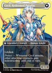 Cecil, Dark Knight // Cecil, Redeemed Paladin (Borderless) (Surge Foil) [FINAL FANTASY] | Gate City Games LLC