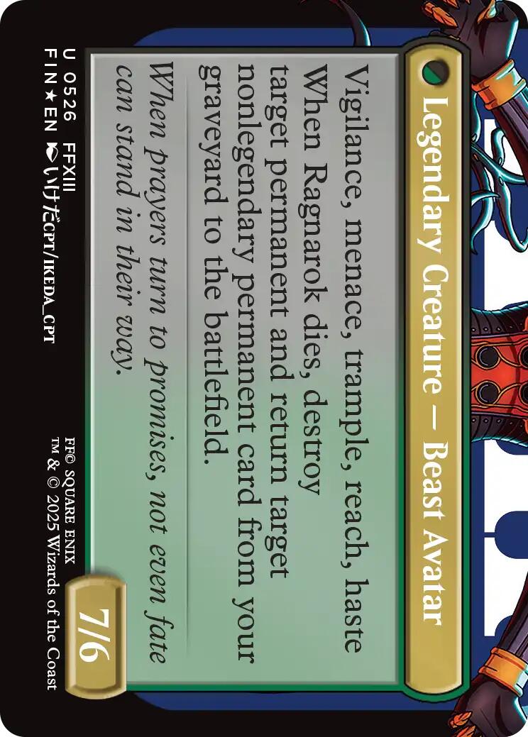 Fang, Fearless l'Cie (Borderless) (Surge Foil) [FINAL FANTASY] | Gate City Games LLC