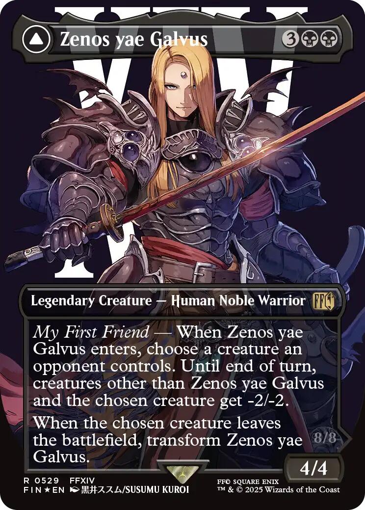 Zenos yae Galvus // Shinryu, Transcendent Rival (Borderless) (Surge Foil) [FINAL FANTASY] | Gate City Games LLC