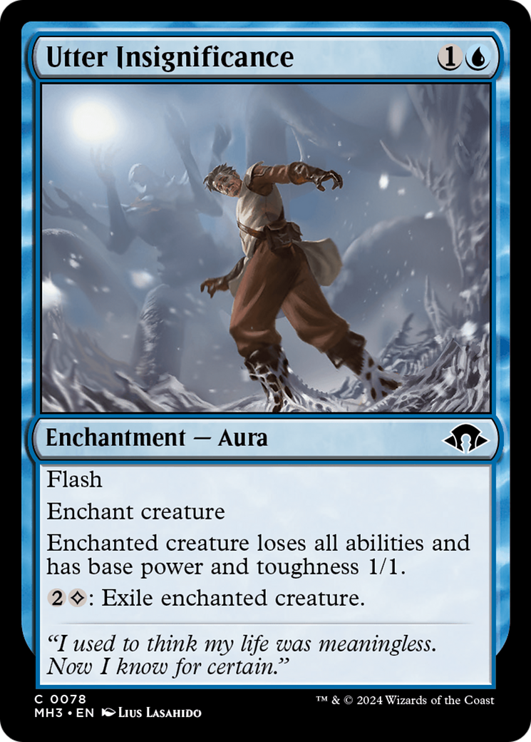 Utter Insignificance [Modern Horizons 3] | Gate City Games LLC