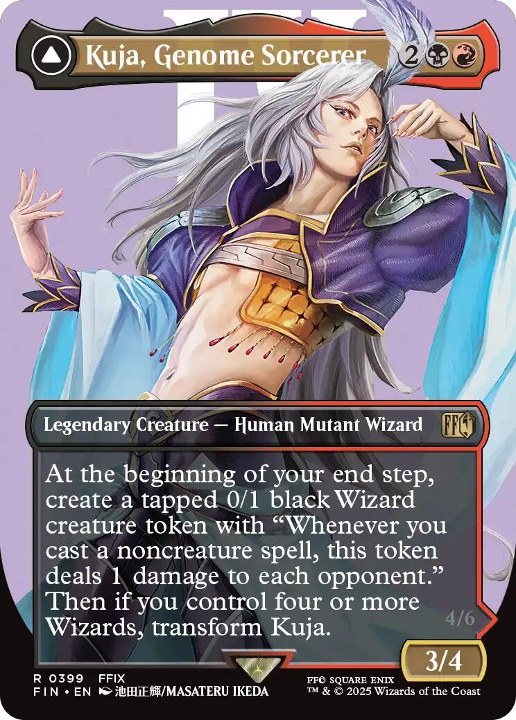 Kuja, Genome Sorcerer // Trance Kuja, Fate Defied (Borderless) [FINAL FANTASY] | Gate City Games LLC