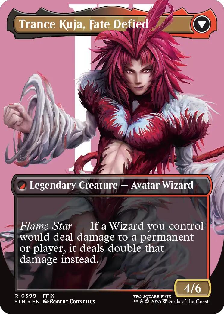 Kuja, Genome Sorcerer // Trance Kuja, Fate Defied (Borderless) [FINAL FANTASY] | Gate City Games LLC