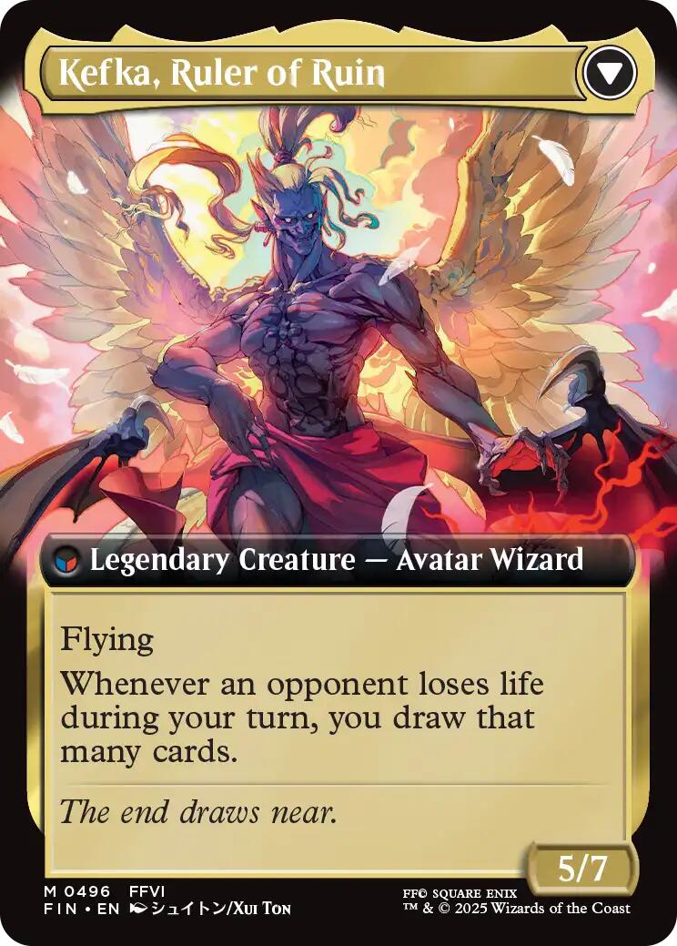 Kefka, Court Mage // Kefka, Ruler of Ruin (Extended Art) [FINAL FANTASY] | Gate City Games LLC