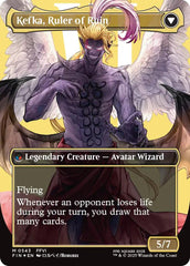 Kefka, Court Mage // Kefka, Ruler of Ruin (Borderless) (Surge Foil) [FINAL FANTASY] | Gate City Games LLC