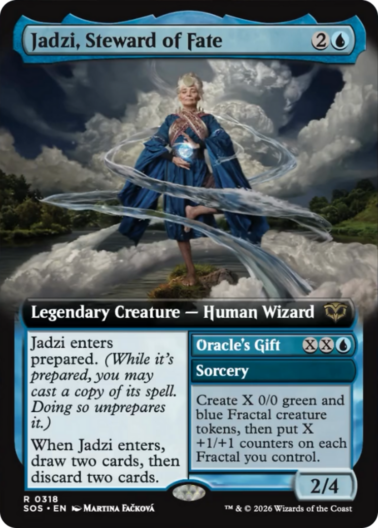 Jadzi, Steward of Fate (Extended Art) [Secrets of Strixhaven] | Gate City Games LLC