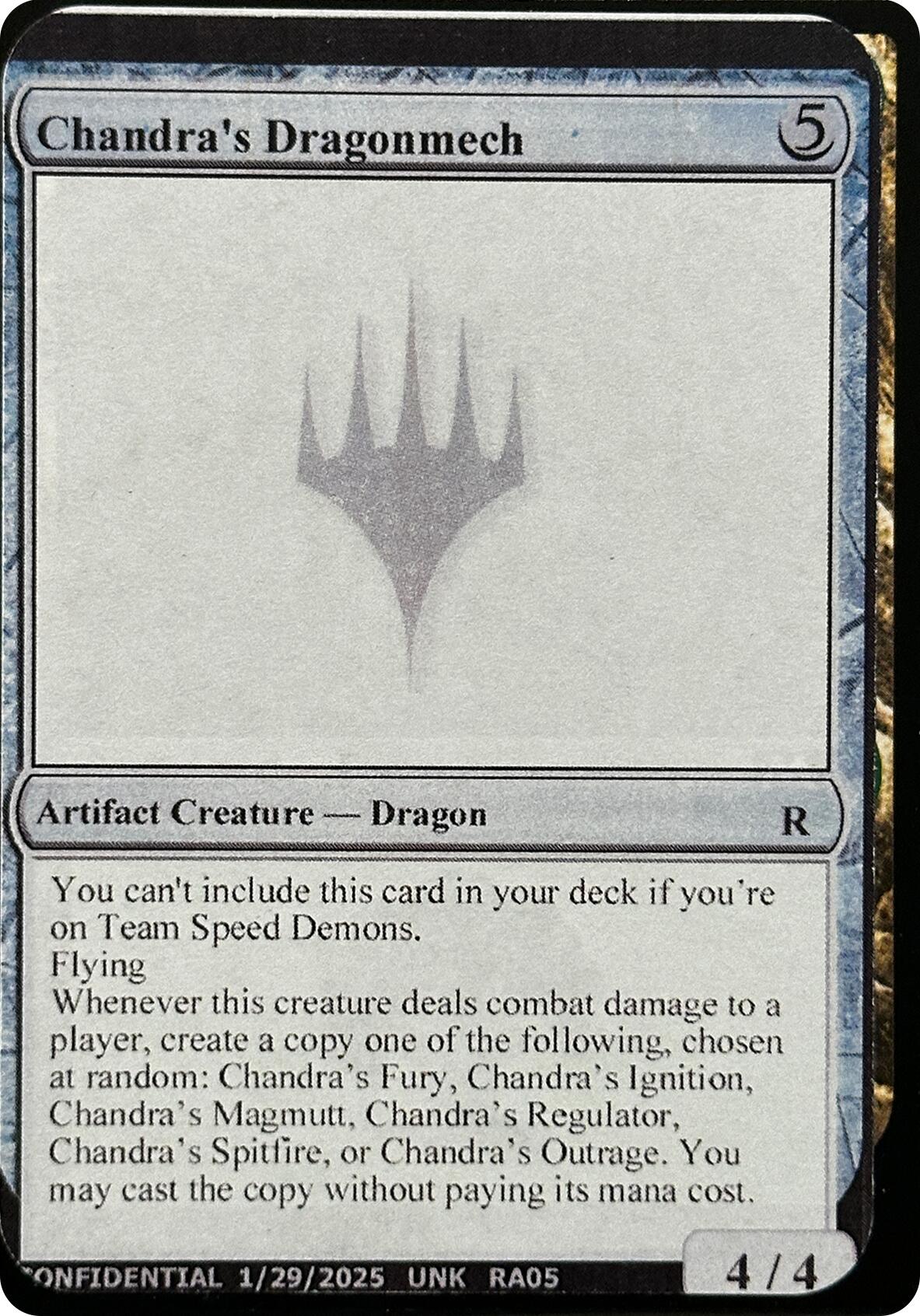 Chandra's Dragonmech [Unknown Event] | Gate City Games LLC