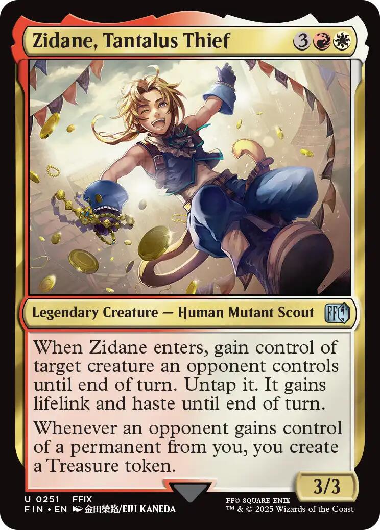 Zidane, Tantalus Thief [FINAL FANTASY] | Gate City Games LLC