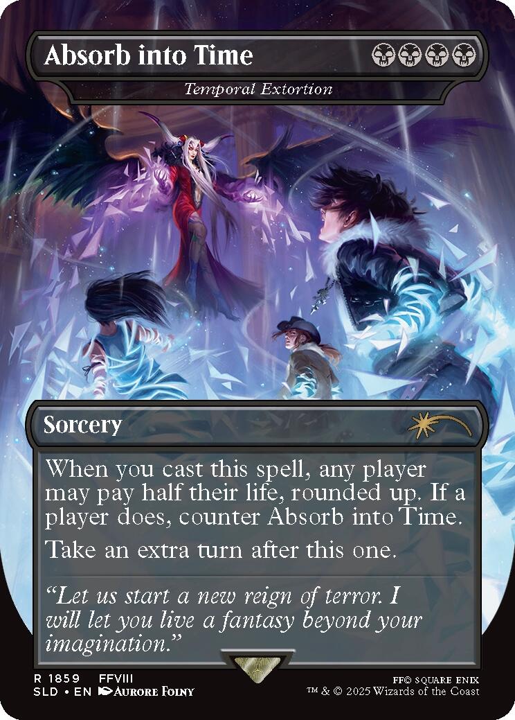 Absorb into Time - Temporal Extortion [Secret Lair Drop Series] | Gate City Games LLC