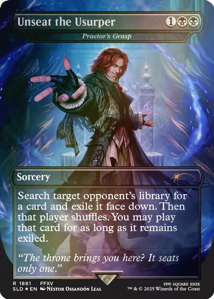 Unseat the Usurper - Praetor's Grasp (Rainbow Foil) [Secret Lair Drop Series] | Gate City Games LLC